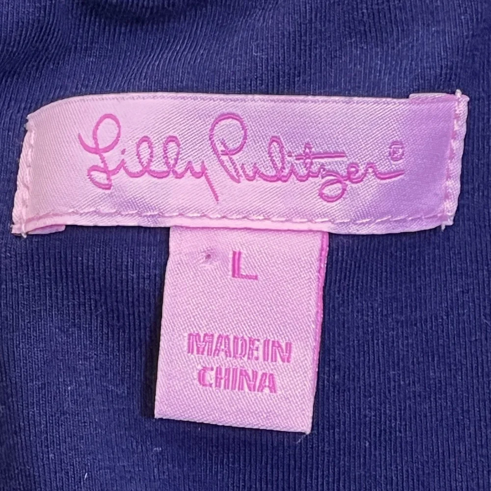 Lilly Pulitzer Esmeralda
Starfruit Yellow Sucker For Plaid Combo Navy Dress Sz L - Picture 13 of 15